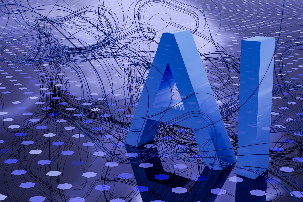 Visuale astratta associata all’intelligenza artificiale